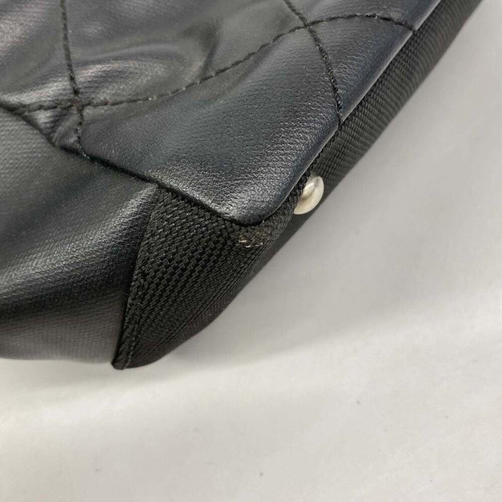 CHANEL Black Canvas Tote Bag - Picture 8 of 9